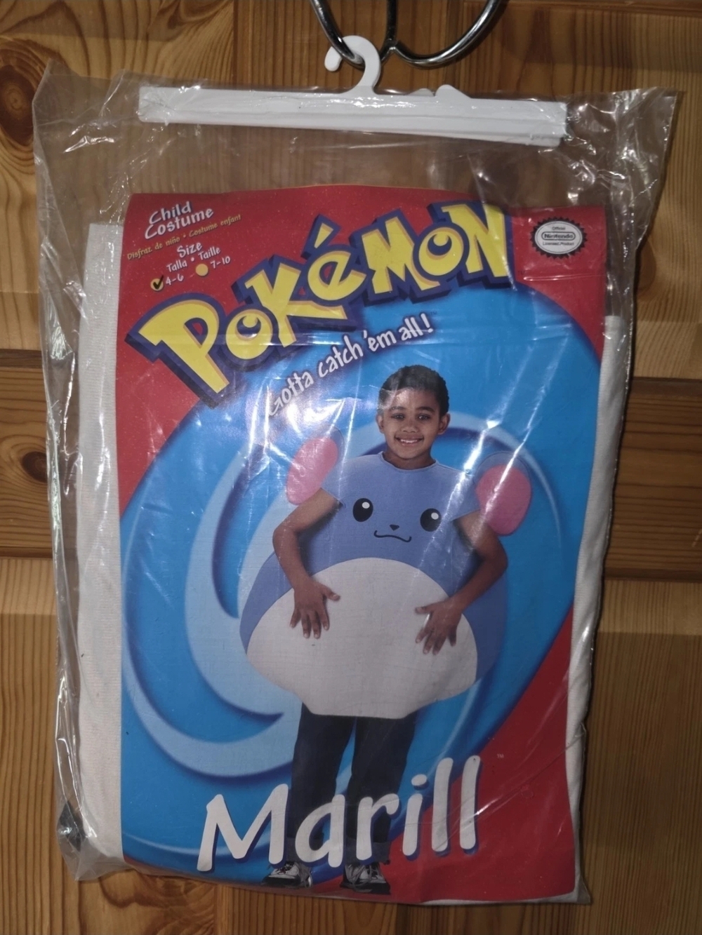 Nintendo Pokémon Marill Kids Costume - Blue, White, Pink